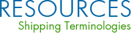 Shipping Terminologies